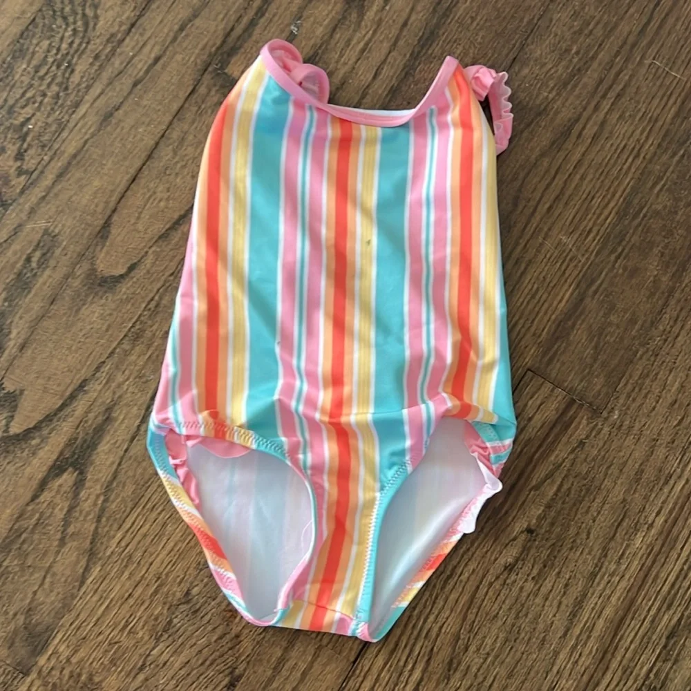 Fruit Stripe Zara Swimsuit Size 4-5 Years